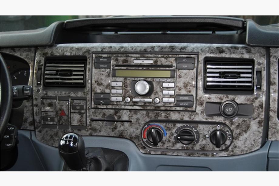 Ford Transit 2000–2014 Dashboard sierlijsten (2006↗) Houtlook Foto 14