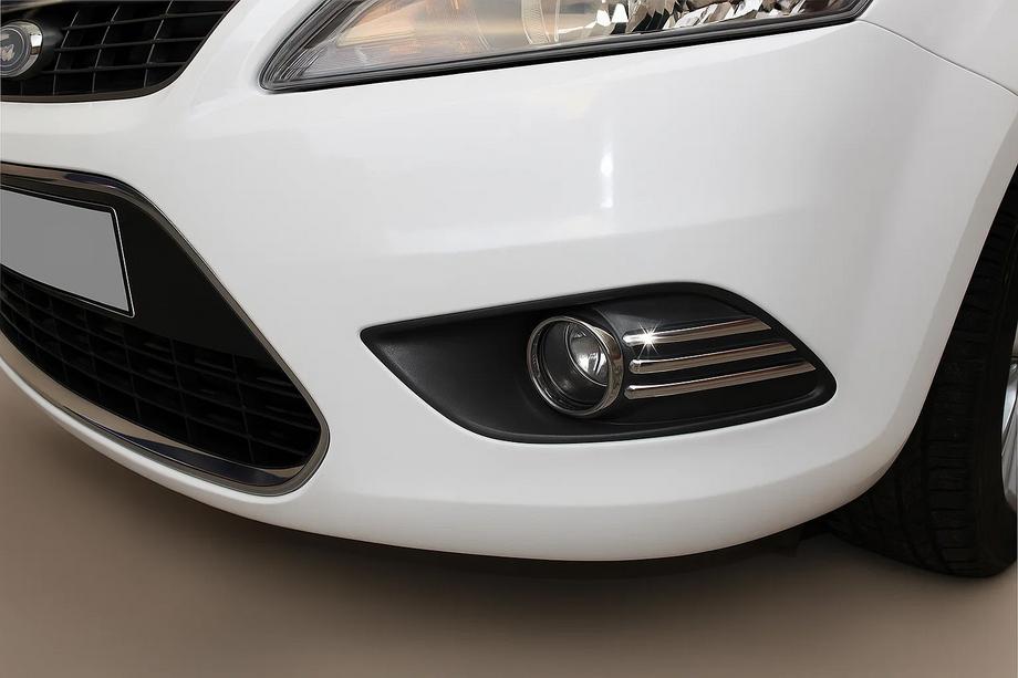 Ford Focus II 2008–2011 Chroom sierlijsten voor mistlampen (6-delig, RVS) Image