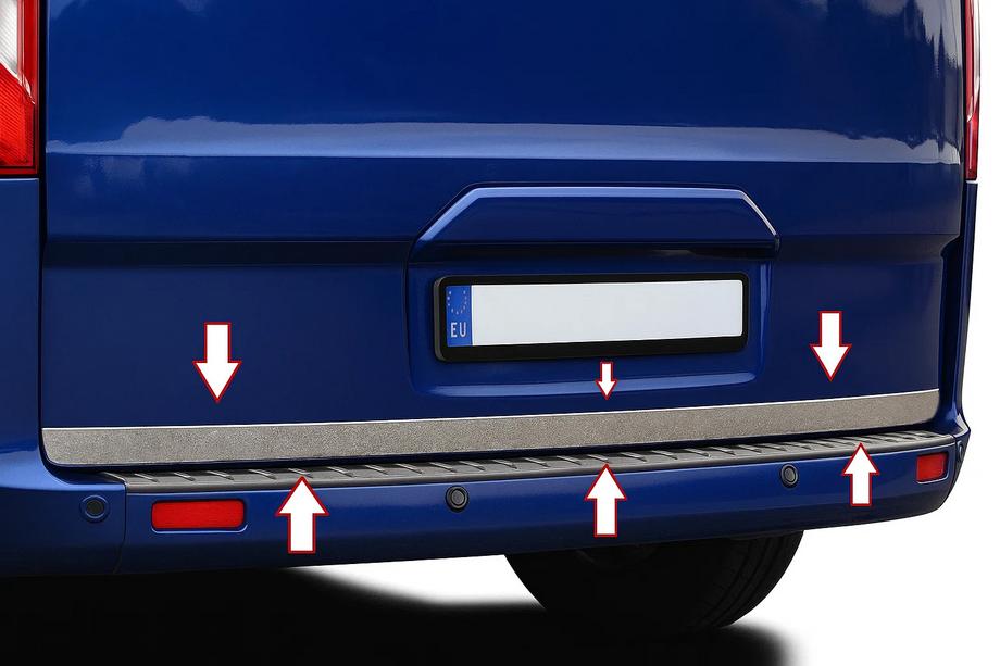 Ford Custom 2013–2022 RVS kofferbakrand Image