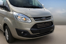 Ford Custom 2013–2022 Radiateurgrille afdekkappen 2013-2018 (5 stuks, RVS) foto 3