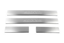 Hyundai Accent 2011–2017 OmsaLine Solaris RVS instaplijsten (set 4 stuks) foto 2