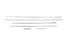 Hyundai I-20 2008–2012 Onderste raamglas sierlijsten (6-delig, RVS) foto 4