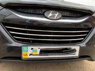 Hyundai IX-35 2010–2015 Sierstrips voor radiateurgrille (3 stuks, RVS) foto 4
