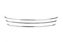 Hyundai IX-35 2010–2015 Sierstrips voor radiateurgrille (3 stuks, RVS) foto 2