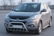 Hyundai IX-35 2010–2015 Voorste bullbar WT003 (RVS) foto 2