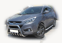 Hyundai IX-35 2010–2015 Voorste bullbar WT003 (RVS) foto 4