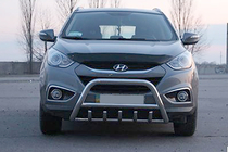 Hyundai IX-35 2010–2015 Voorste bullbar WT003 (RVS) foto 3