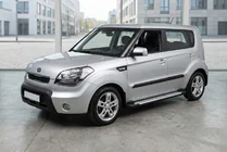 Kia Soul I 2008–2013 Zijsteps Allmond Grey (2 stuks, aluminium) foto 1