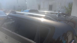 Kia Soul I 2008–2013 Dakrails chroom (kunststof voeten, lijmmontage) foto 1