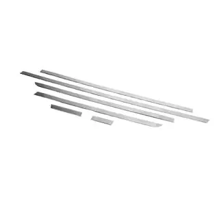 Deurstrips (6-delig, RVS) foto 3