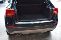 Audi Q2 2016– OmsaLine rvs chromen achterbumperbeschermer foto 2