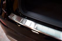 Audi Q2 2016– OmsaLine rvs chromen achterbumperbeschermer foto 4