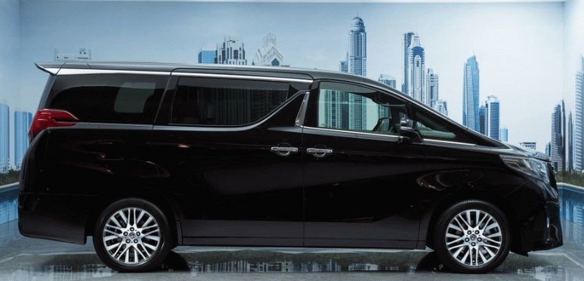 Luxe minivan Toyota Alphard van de derde generatie