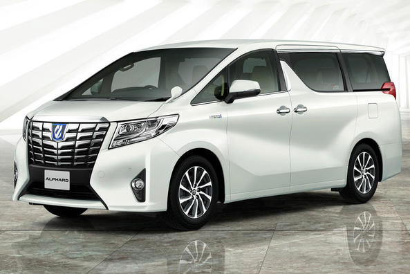 Luxe minivan Toyota Alphard van de derde generatie