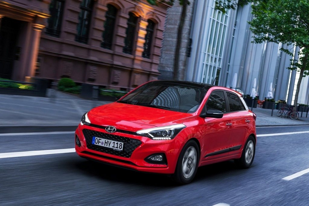 Vernieuwde vijfdeurs hatchback Hyundai i20