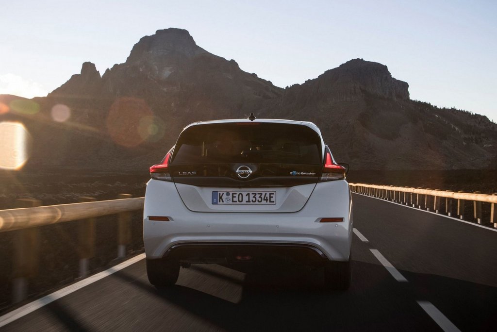 Elektrische Nissan Leaf-hatchback van de tweede generatie