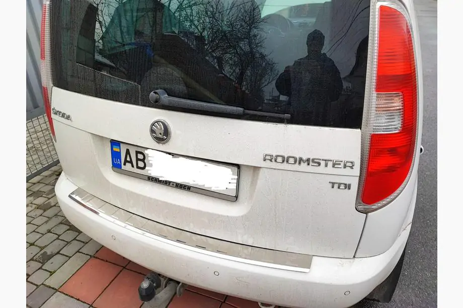 Skoda Roomster 2006–2015 RVS beschermplaat achterbumper Image