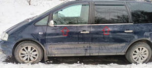 Ford Galaxy 1995–2006 Raamomlijsting (4-delig, RVS) OmsaLine - Italiaans roestvrij staal foto 2