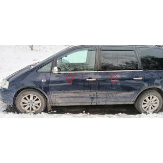 Raamomlijsting (4-delig, RVS) Ford Galaxy 1995–2006 foto 2