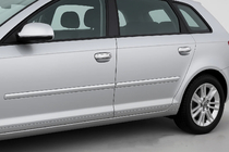 Audi A4 B7 2004–2008 RVS deurgreep covers (set van 4) foto 1