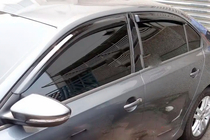Volkswagen Jetta 2011–2018 Raamdeflectoren (4 stuks, HIC) foto 4