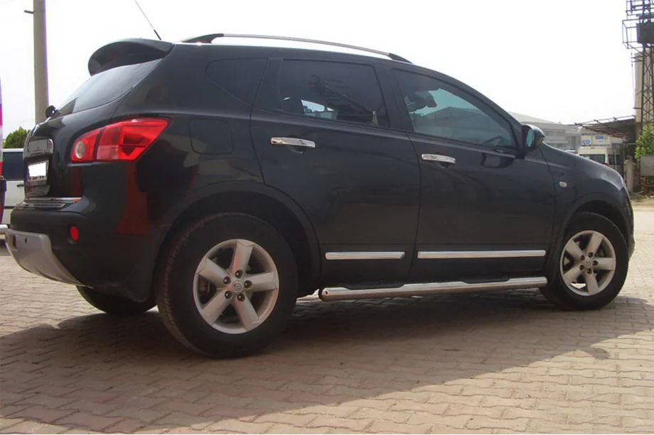 Nissan Qashqai 2010–2014 Sidebars (2 stuks, RVS) Foto 2