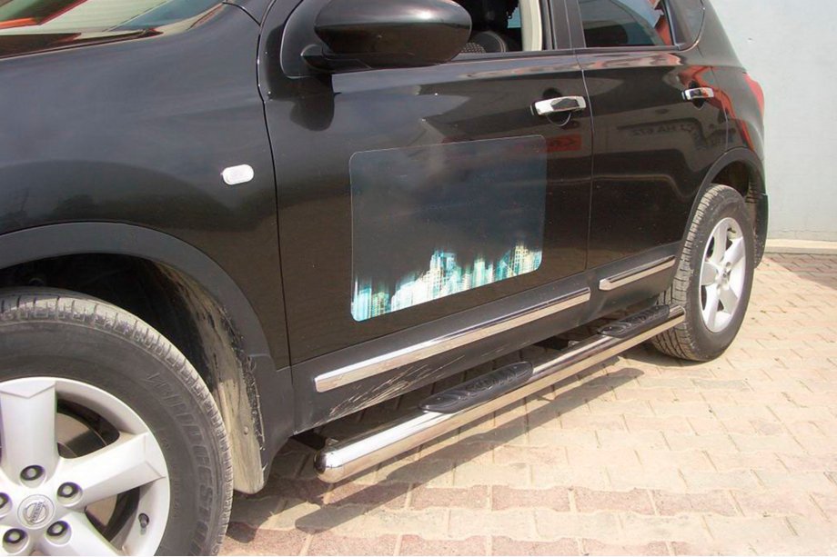 Nissan Qashqai 2010–2014 Sidebars (2 stuks, RVS) Image