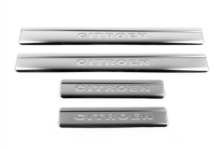 Citroen C-4 2004–2010 OmsaLine instaplijsten (4 stuks, RVS) Foto 2