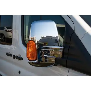 Chroom spiegelkappen (set van 2 stuks)