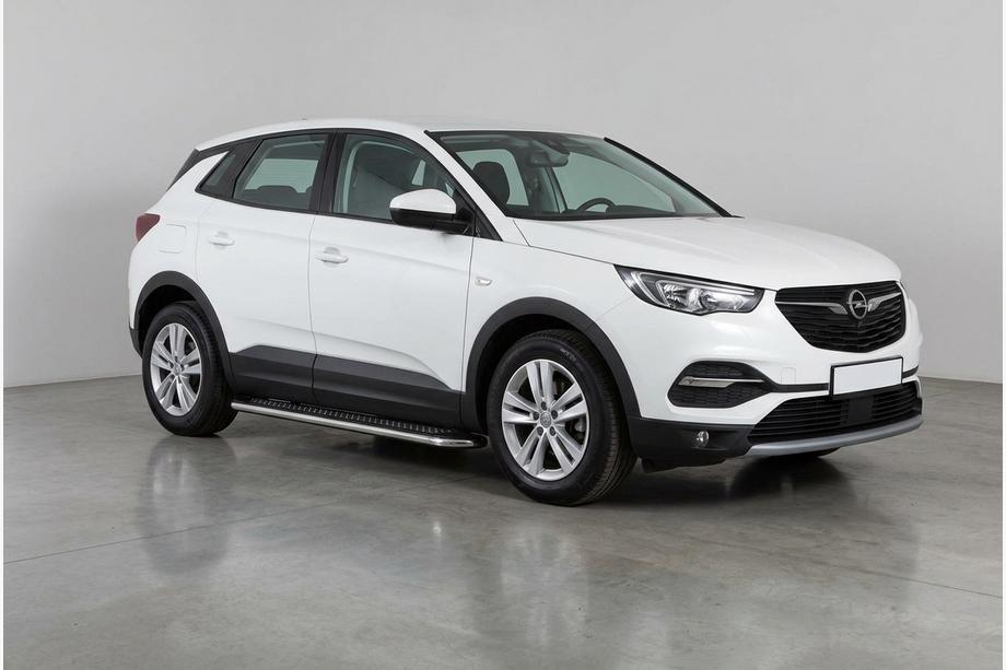 Opel Grandland X 2017– Side steps Maydos V2 (2 st., aluminium ↗ RVS) Image