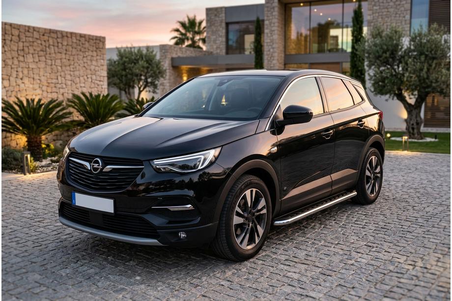 Opel Grandland X 2017– Maydos V1 side steps (set van 2, aluminium/RVS) Image