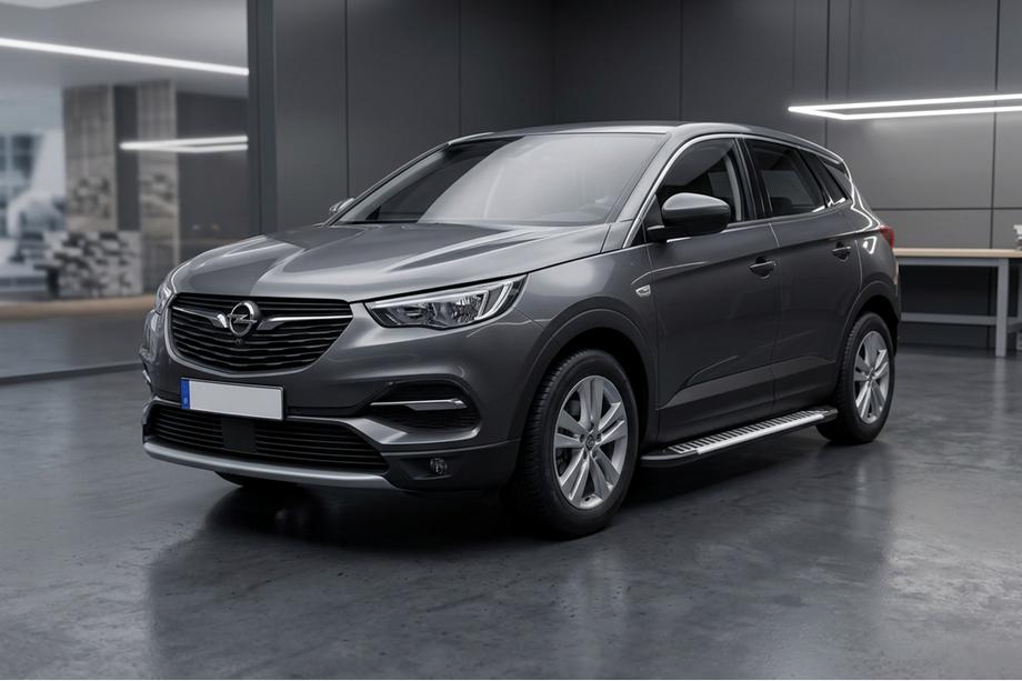 Opel Grandland X 2017– Side steps Line (2 stuks, aluminium) Foto 1