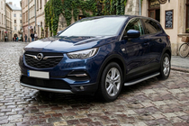 Opel Grandland X 2017– Zijstappen Tayga Grey (set van 2, aluminium) foto 1