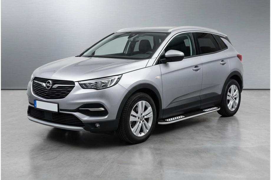 Opel Grandland X 2017– Zijsteps Tayga V2 (2 stuks, aluminium) Image