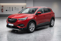 Opel Grandland X 2017– Side steps Bosphore Black (set van 2, aluminium) foto 1