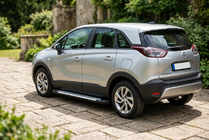 Opel Crossland X 2017–2024 Side steps Allmond Grey (2 stuks, aluminium) foto 1