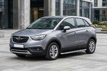 Opel Crossland X 2017–2024 Maydos V1 side steps (set van 2, aluminium/RVS) foto 1