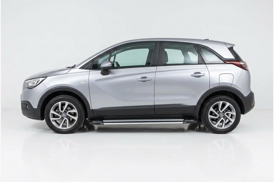 Opel Crossland X 2017–2024 Rainbow side steps (2 stuks, aluminium) Image