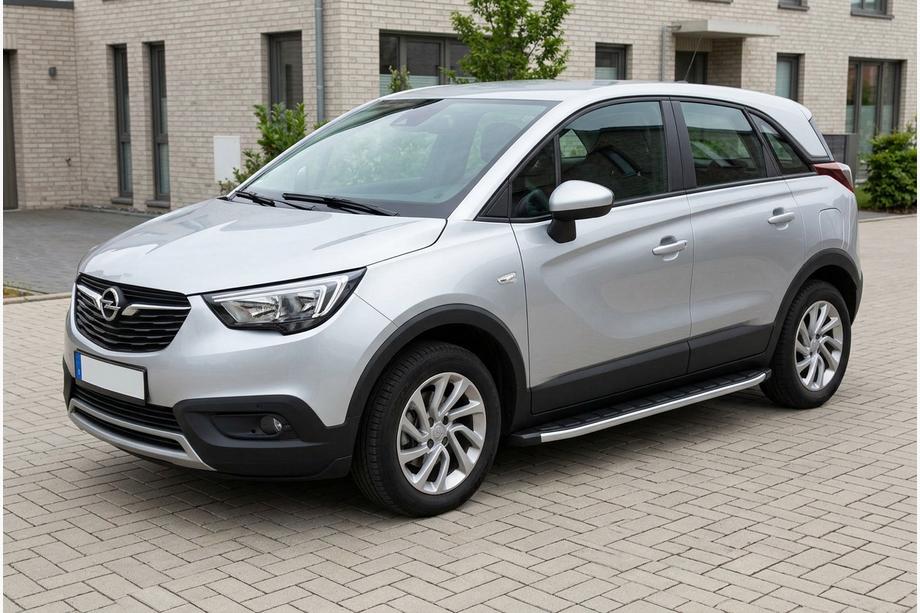 Opel Crossland X 2017–2024 Fullmond side steps (2 stuks, aluminium) Image