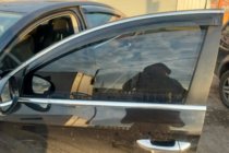 Volkswagen Passat B6 2006–2012 Raamwindschermen met chroomstrip SD (4 st., HIC) foto 7