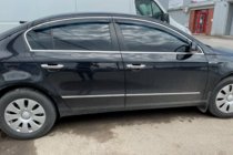 Volkswagen Passat B7 2012–2015 Raamdeflectoren met chromen sierlijst SD (4 stuks, EU, HIC) foto 3