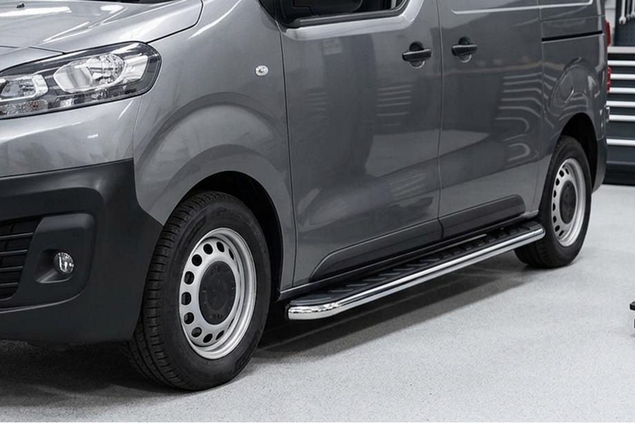 Citroen Jumpy/Dispatch 2017– Maydos V1 side steps (set van 2, aluminium/RVS) Image