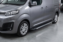 Citroen Jumpy/Dispatch 2017– Side steps RedLine V1 (2 stuks, aluminium) foto 1