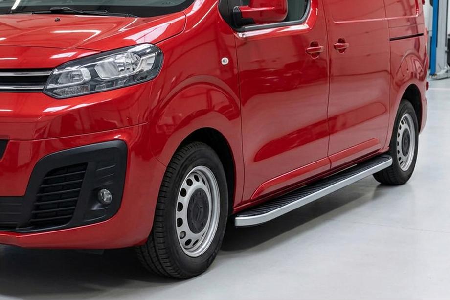 Citroen Jumpy/Dispatch 2017– Tayga side steps (set van 2, aluminium) Image