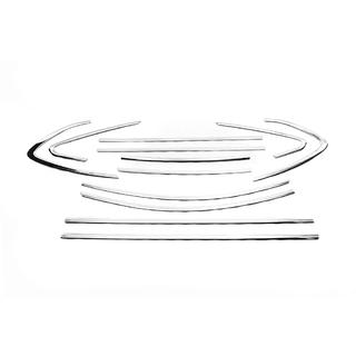 Complete raamomlijsting set (Sedan, 12 stuks, RVS) Opel Astra J 2009–2015 foto 2