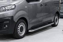 Peugeot Expert 2017– Maydos V1 side steps (set van 2, aluminium/RVS) foto 1