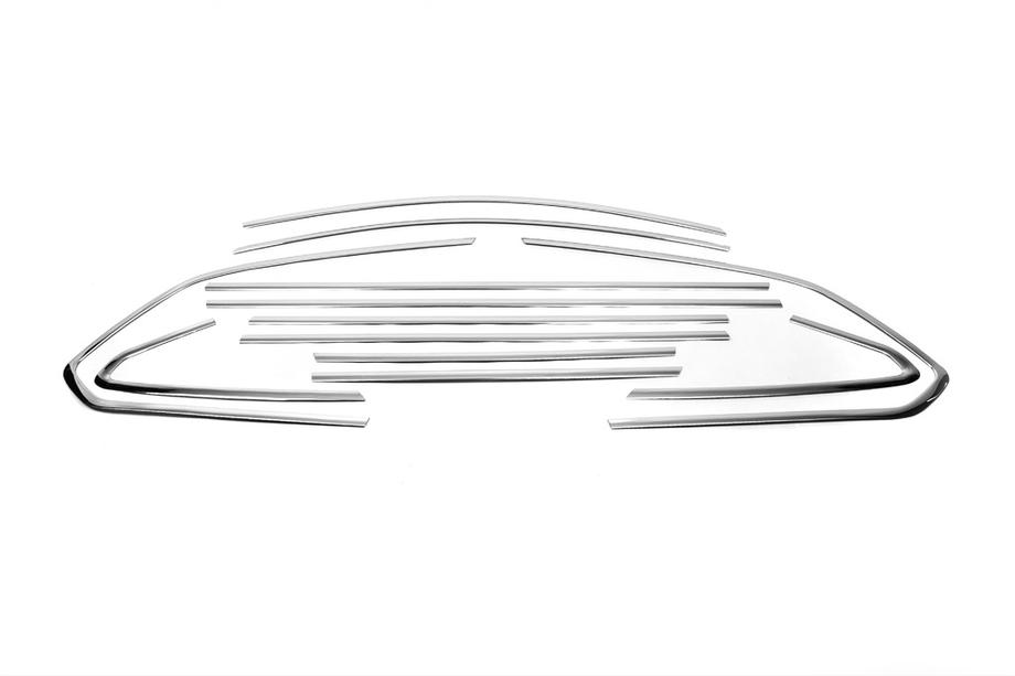 Opel Astra J 2009–2015 Complete raamomlijsting (Sport Tourer, 12-delig, RVS) Foto 5