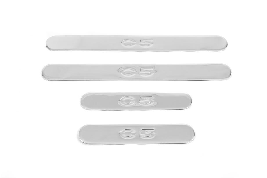 Citroen C-5 2008–2017 OmsaLine instaplijsten (set 4 st., RVS) Image