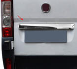 Peugeot Boxer 2006–2025 Chromen strip boven kenteken (RVS) foto 1