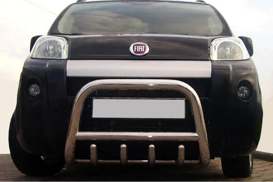 Peugeot Bipper 2008–2017 Bullbar QT006 (RVS) Foto 1